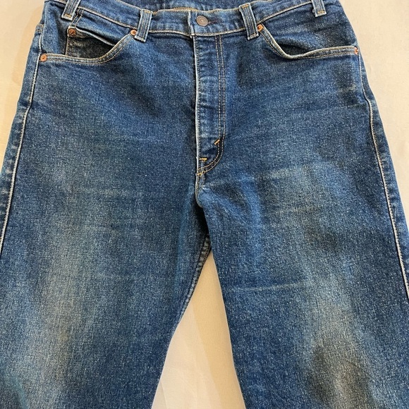 LEVI’S 80’s Vintage Orange Tab 517 Boot Cut Jeans, Size 34 x 31 - Picture 2 of 9